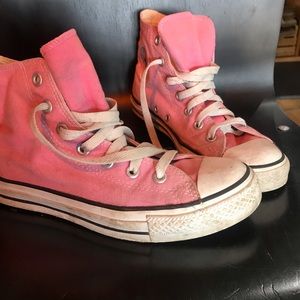 High top pink converse
